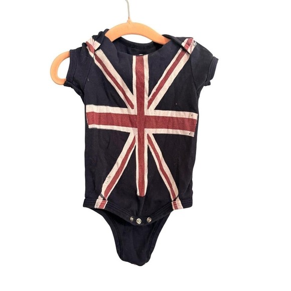 Lucky Star Other - Lucky London Union Jack Baby Bodysuit Onesie 6-12 Months